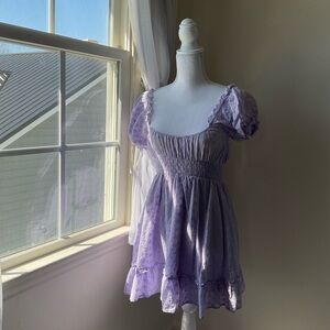 PINK LILY Lavender Mini Dress